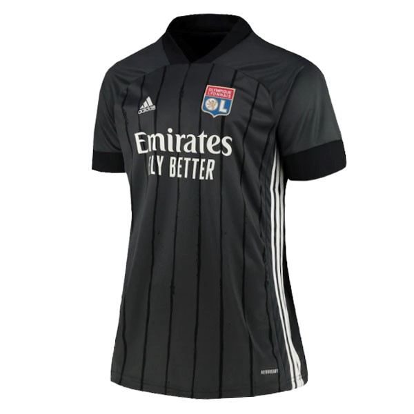 Maillot Football Lyon Exterieur Femme 2020-21 Noir